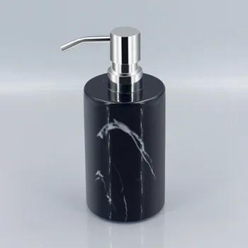 black marble soap dispenser