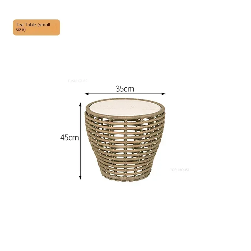 Sofás de ratán de diseño para exteriores, conjunto de sofás para ocio, hogar, balcón, Patio, jardín, impermeable y protección solar, muebles de exterior u