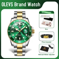 OLEVS 5885 homme montre marque originale étanche montre à Quartz bracelet en acier inoxydable automatique Date hommes cadeaux montres pour homme 3