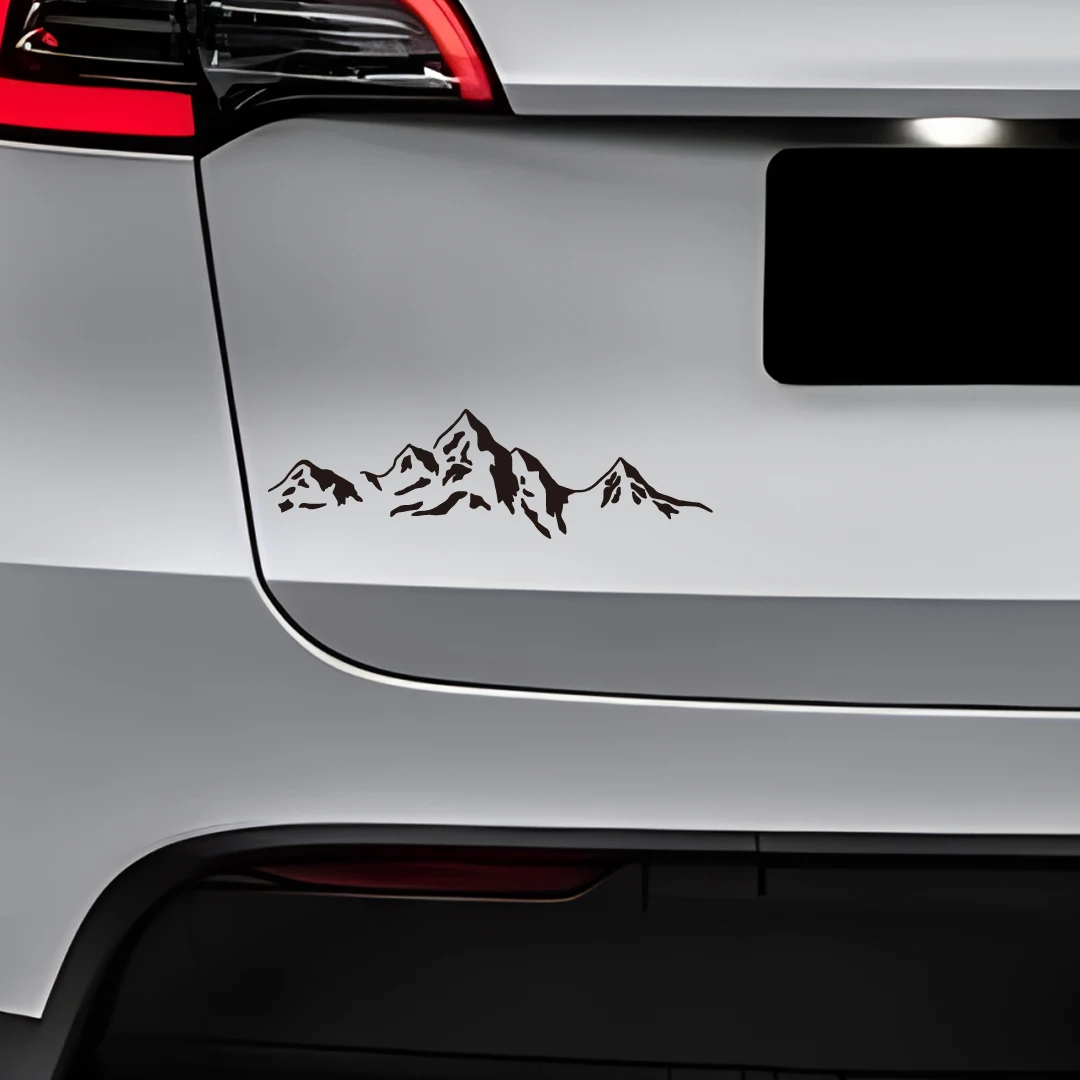 Mountain Die-Cut Vinyl Decal Car Sticker Waterproof Auto Decors Car Body Bumper Rear Window Laptop Stickerscustomized wall stickers window stickers