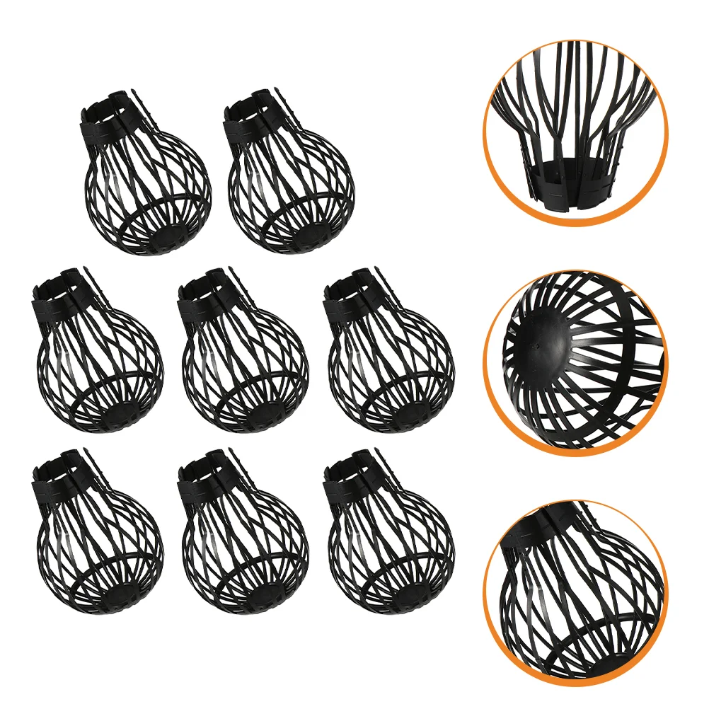8 Pcs Drain Grill Downspout Rooftop Filter Caps Anti-block Drainer Covers Leakproof Plastic Drainage Strainer
