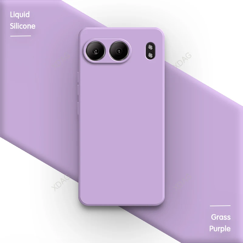 Soft Silicone Phone Case with Lens Protection and Candy Color Design