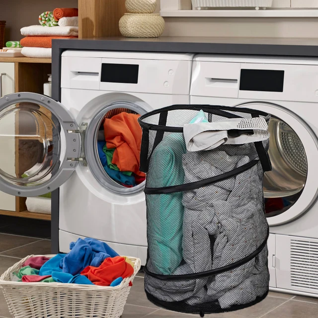 A Pop-Up Mosoda Akadályozza Nagy Kapacitású Összecsukható Mosókosár-Helyet, Megtakarítva Piszkos Ruhák Tároló Szervezőjét Fogantyúval És - Image 6