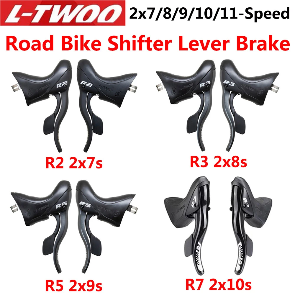 Ltwoo Sti R2 2x7/r3 2x8/r5 2x9/r7 2x10/r9 2x11 Road Bike Shifters Lever