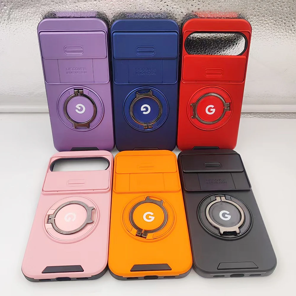 Luxury Shockproof Armor Case with Stand Holder and Camera Protection