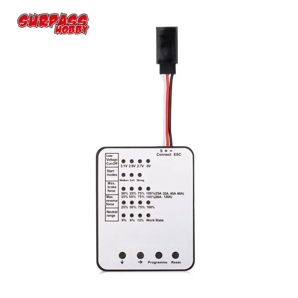 

Программируемая карта ESC SURPASS HOBBY для контроллера скорости KK series ESC