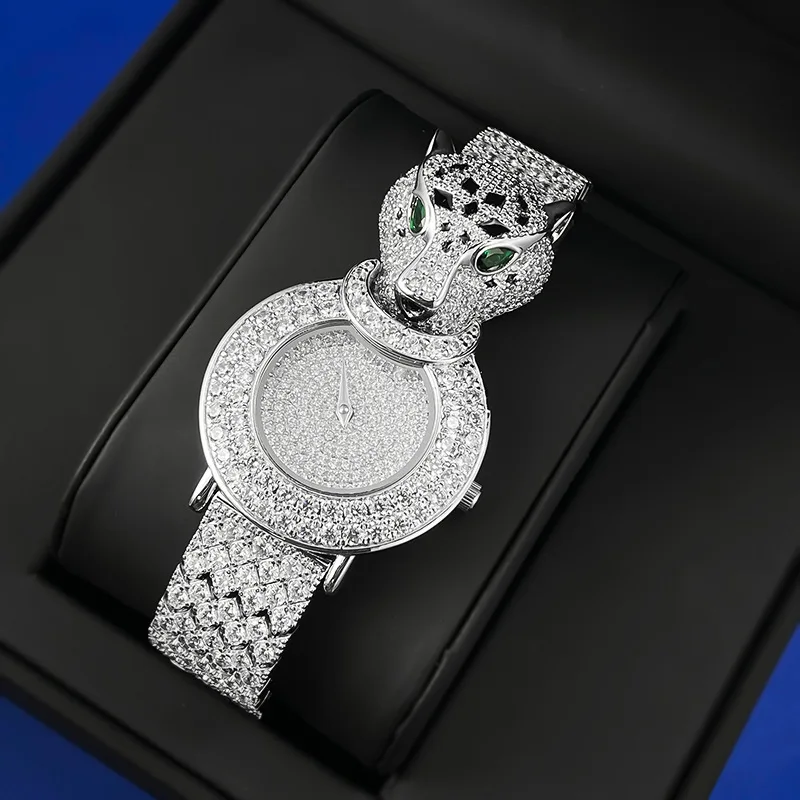 2023 New Hot Selling Leopard: Time to Run Quartz Watch Women's High Quality Light Luxury Network Red Gift Party Dinner