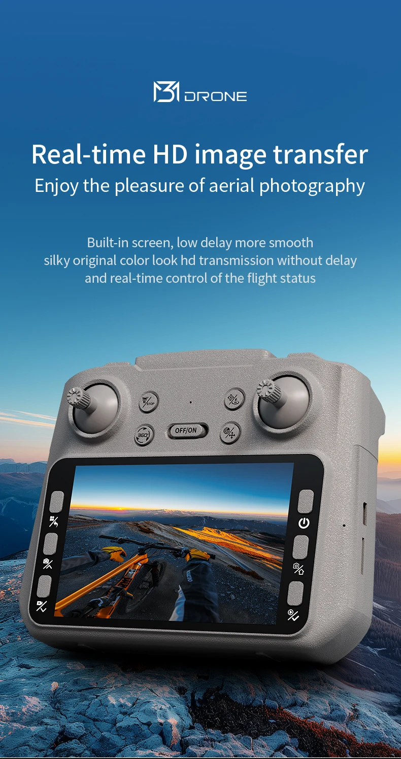 New M3 Drones 8K Brushed APP Mobile Phone Control Battery Life Time OF About 12 Minutes Positioning With Optical Flow Toys Gifts