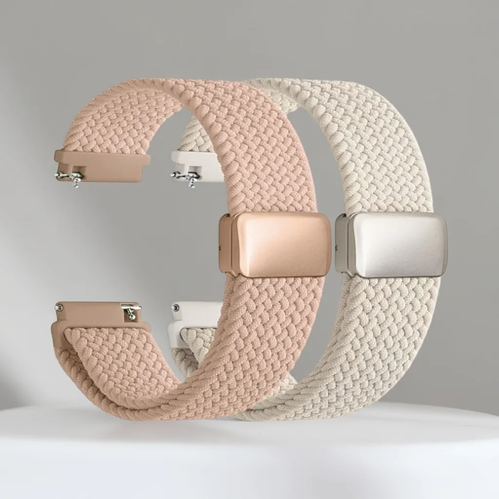 Braided Magnetic Strap Loop for Garmin Smartwatches, Multiple Size Options