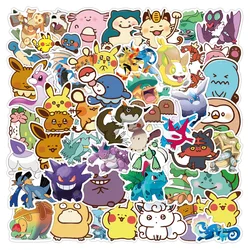 10/30/50Pcs Anime Dessin Animé Pokemon Pikachu Mignon Autocollants Graffiti BRICOLAGE Enfants Jouet Planche À Roulettes Téléphone Bagage Ordinateur Portable Autocollant 