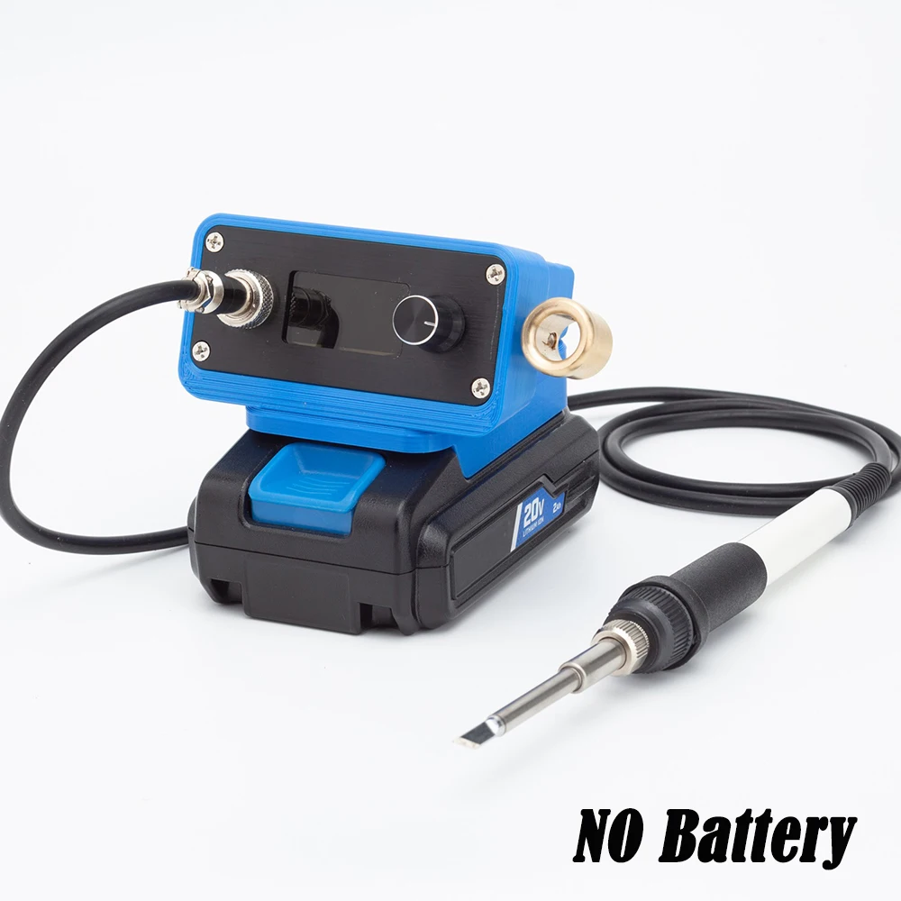 OLED T12 Cordless Soldering Iron Station For HART 20V Lithium Battery Electric Welding iron Solder (Battery not included) t12 k series soldering solder iron tips t12 series iron tip for hakko fx951 stc and stm32 oled electric soldering iron