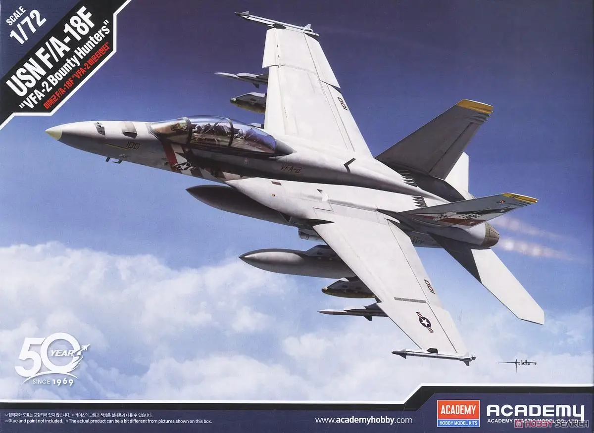 

Академия 12567 1/72 F/A-18F 'VFA-2 Bounty hunter' (пластиковая модель)
