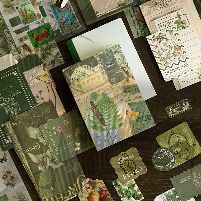 Decor Sticker Gift Box Set Waterproof PET DIY Scrapbooking Junk Journal Decoration Stationery Stickers 125pcs/Set