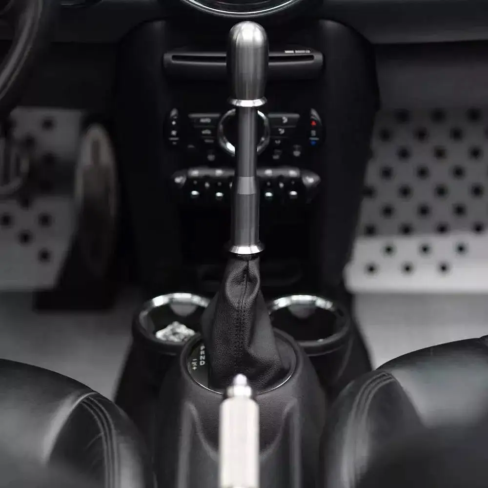 Aluminum Alloy Material Auto Car Part Silver Shift Gear And Hand Brake Trim For Mini Cooper Accessory R56 R55 R57 R58 R59