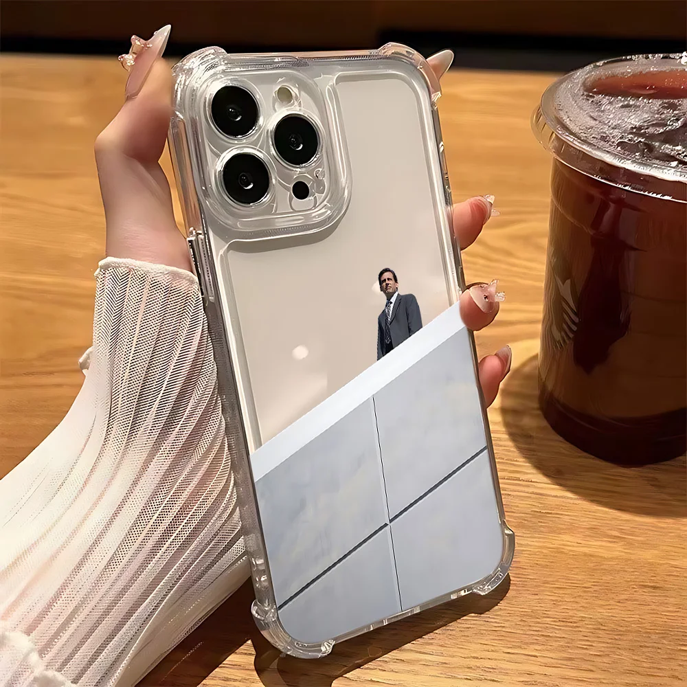 The O-Offices TV Show Themed Clear Anti-Fall TPU Phone Case
