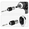 M3-M12 Screw Tap Socket 3/8” Square Drive Adjustable Jaws Extractor Tool Socket Adapter Taps Reamer Screw Extractor 3