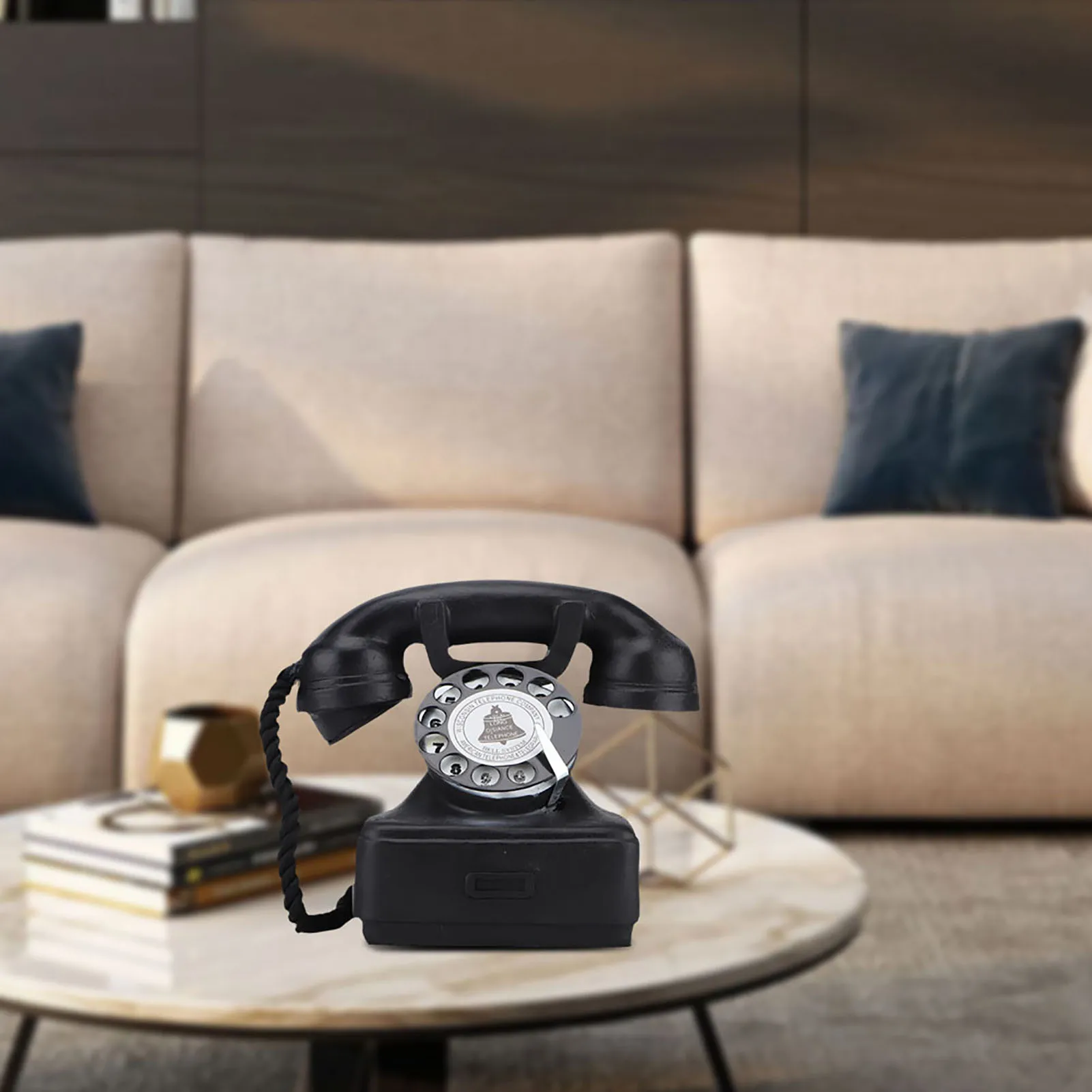 Landline Telephone Ornaments Vintage Retro Antique Phone Model Wired Corded Home Room Desk Decoration landline phone,artificial telephone ornament