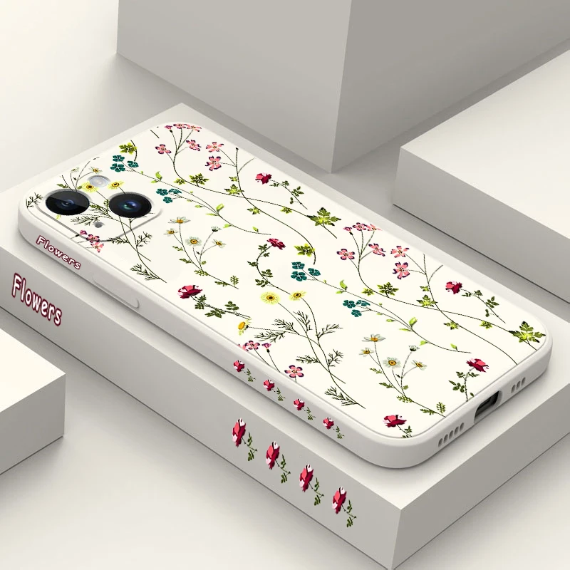 Yellow Sunflower Silicone Phone Case Cover