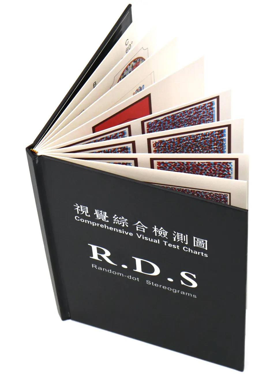 Random-dot Stereograms Comprehensive Visual Test Charts Book Color Blindness Astigmatism Amsler Test Chart with Eyeglasses