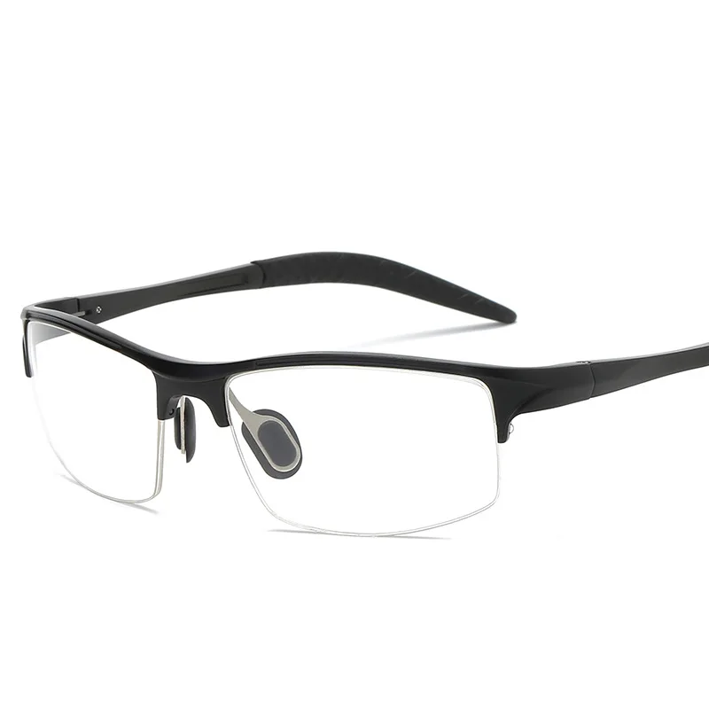 

68-13-132 Large Frame Glasses Frame Men's Sports Aluminum Magnesium Half Frame Optical Prescription Customized Myopia Hyperopia