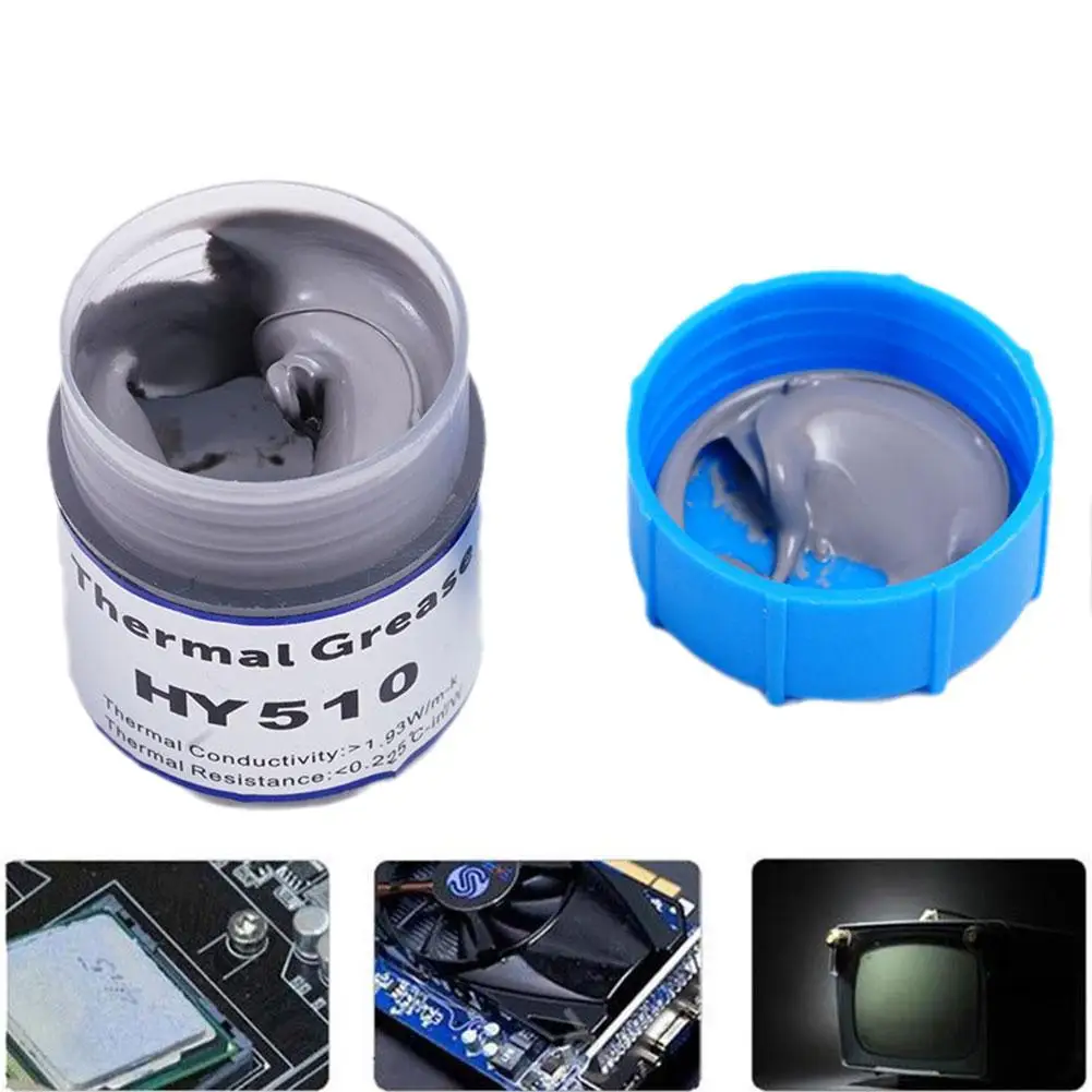 Thermal Paste Thermal Glue 1-5pcs 10g HY510 Silicone Thermal Paste CPU Thermal Paste Conductive Grease Heatsink CPU GPU Chipset Notebook Computer