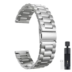 Bracelet de montre en acier inoxydable 22 mm - Bracelet en métal premium et ceinture Correa