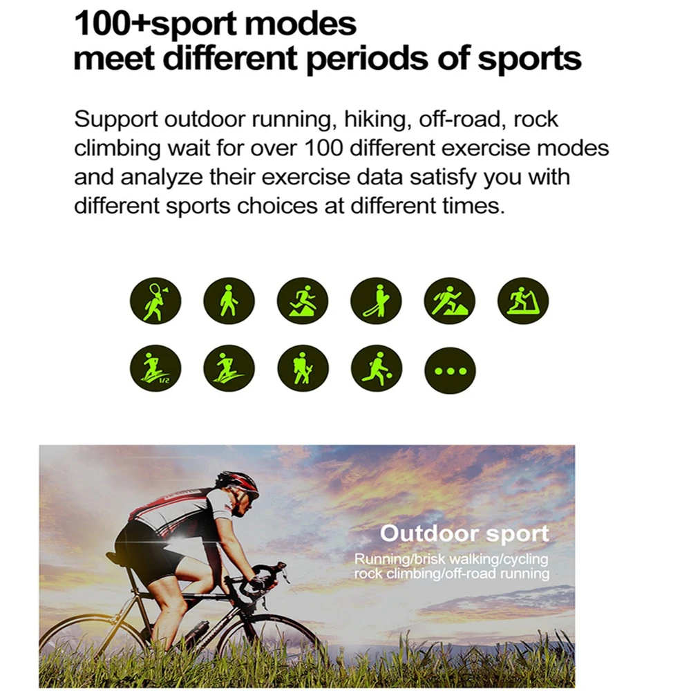 ChiBear NFC GPS Bluetooth Call Smart Watch 1.99'' HD Screen 120+ Sports Fitness Watch Outdoor Weather IP68 Waterproof Smartwatch