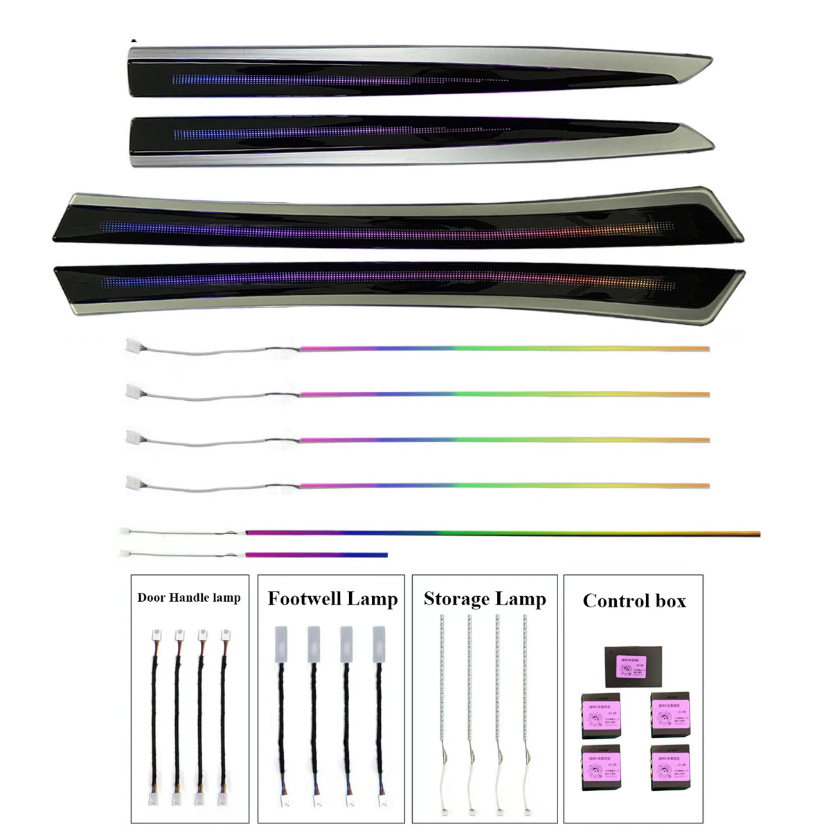 

22 Color LED Car Interior Decorate Atmosphere Luminous Ambient Light For 5 Series 2012 to 2017 Year F18 App Control