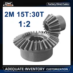 Enhanced Bevel Gear Set: Precision Steel 90 - Degree Drive Gears with Blackening Quench Finish - 10mmjian4 19mmjian6