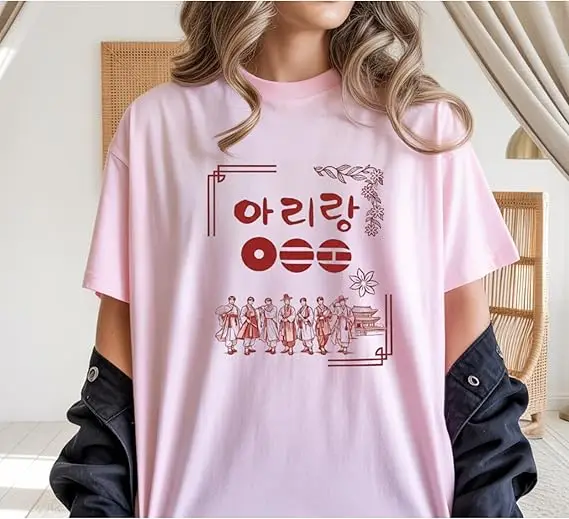 Kpop Swim World Tour Inspired T-Shirt Minimalist Flower Women's Fashion Graphic Clothing Music Lover Streetwear Novelty Tee Gift - Image 4