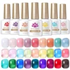 BORN PRETTY 10ml Translucent Jelly Nude Gel Nail Polish Colorful  Varnish Semi Permanent UV LED Nail Art  Manicure Gel 1