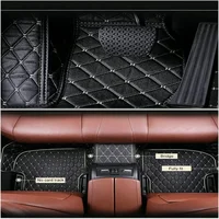 Customized Car Floor Mats for VW Touareg Tiguan Mk1 -Mk3 2002-2026 5Seats Left Right Hand Drive All Weather Protection 6