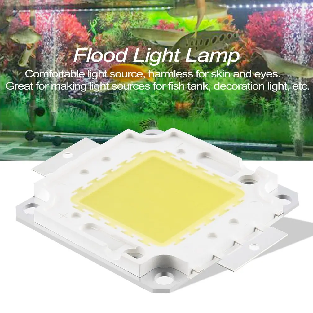 

Hot Aluminum Low Consumption High Brightness White/Warm White RGB SMD Led Chip Flood Light Lamp Bead 50W 5000LM Fast Delivery