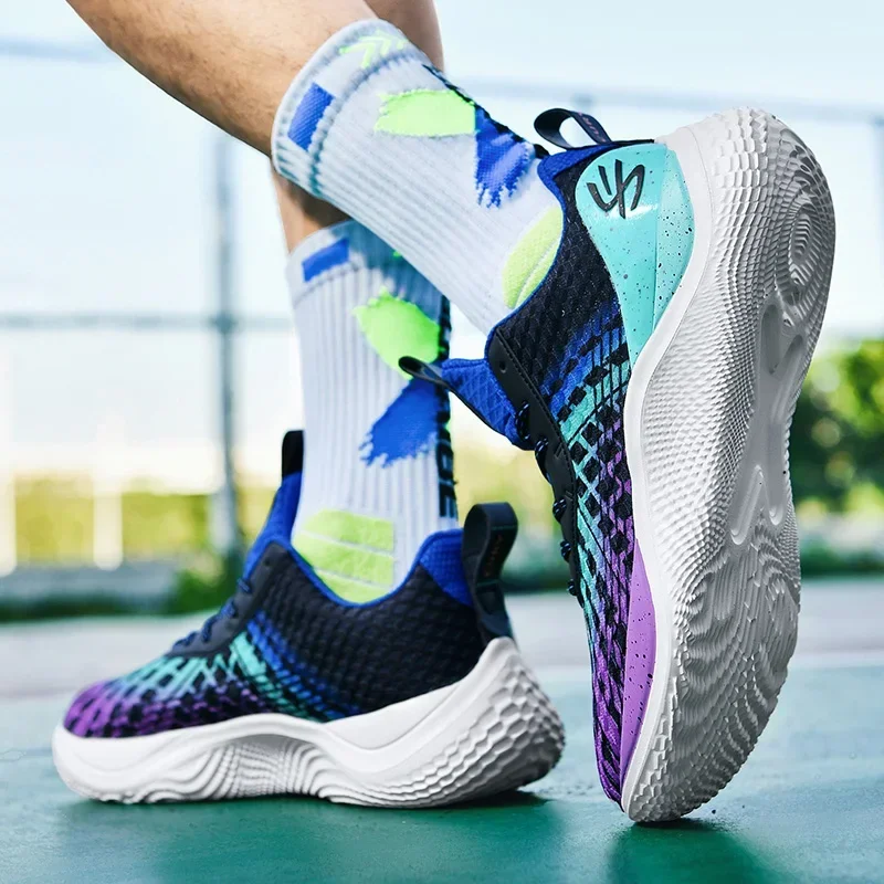 New Curry 10 basketball shoes net surface breathable low top combat guard student professional youth sports shoes men's shoes 2