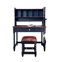 Chambre à coucher marron noir coiffeuse Vintage grandes chaises nordiques coiffeuse rangement luxe Makyaj Masasi décoration de la maison 6