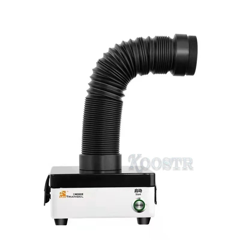 M Triangel Fume Extractor Desktop Soldering Smoke Purifier 3 Layer Filter Purification System for Phone Repair Welding Absobsing |