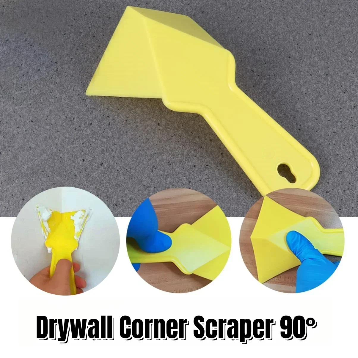 Description Picture 2 of itemPaint Scraper Putty Knife Plastic Inner and Outer Corner Removal Silicone ABS Corner Trimming Tool Paint Tool Spatula Paint Ing