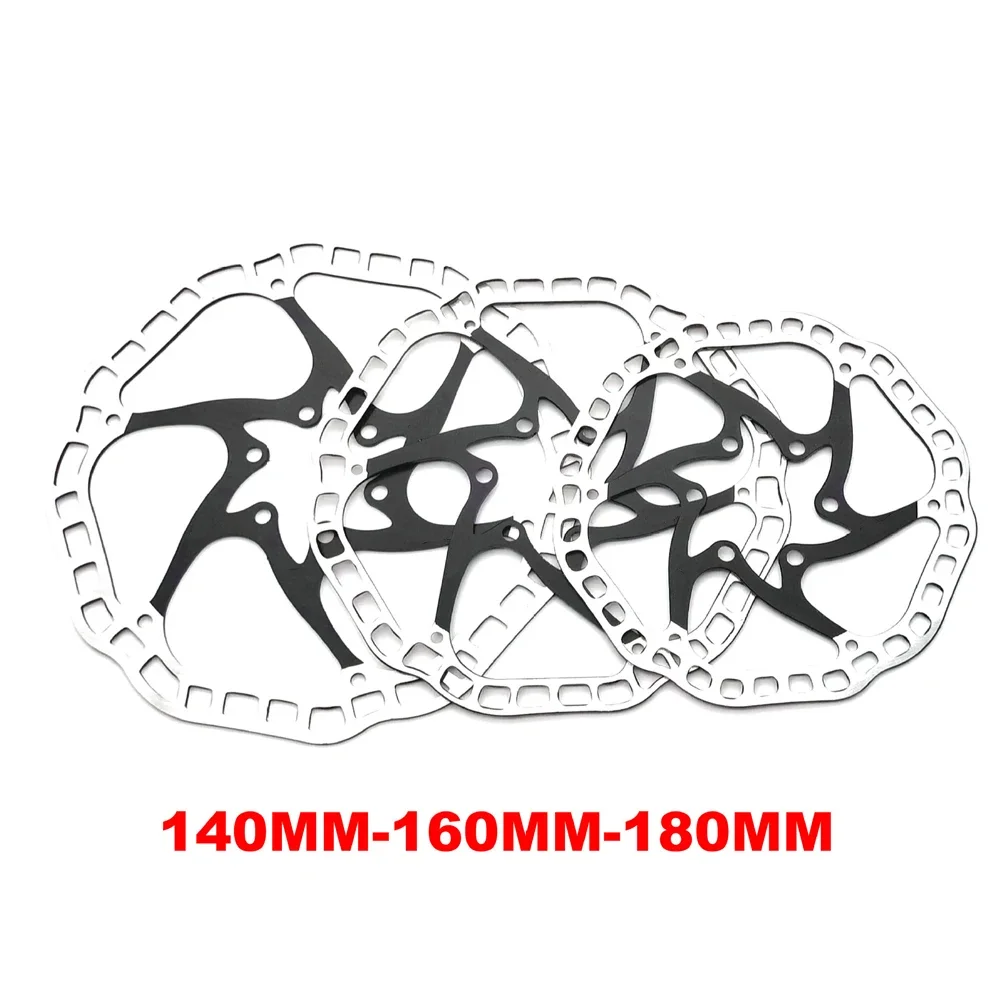 Ultra-light Bicycle Hydraulic Disc Brake Rotors MTB Bike Road Racing Bike Brake Disc Rotor 140/160/180mm 6 Bolts