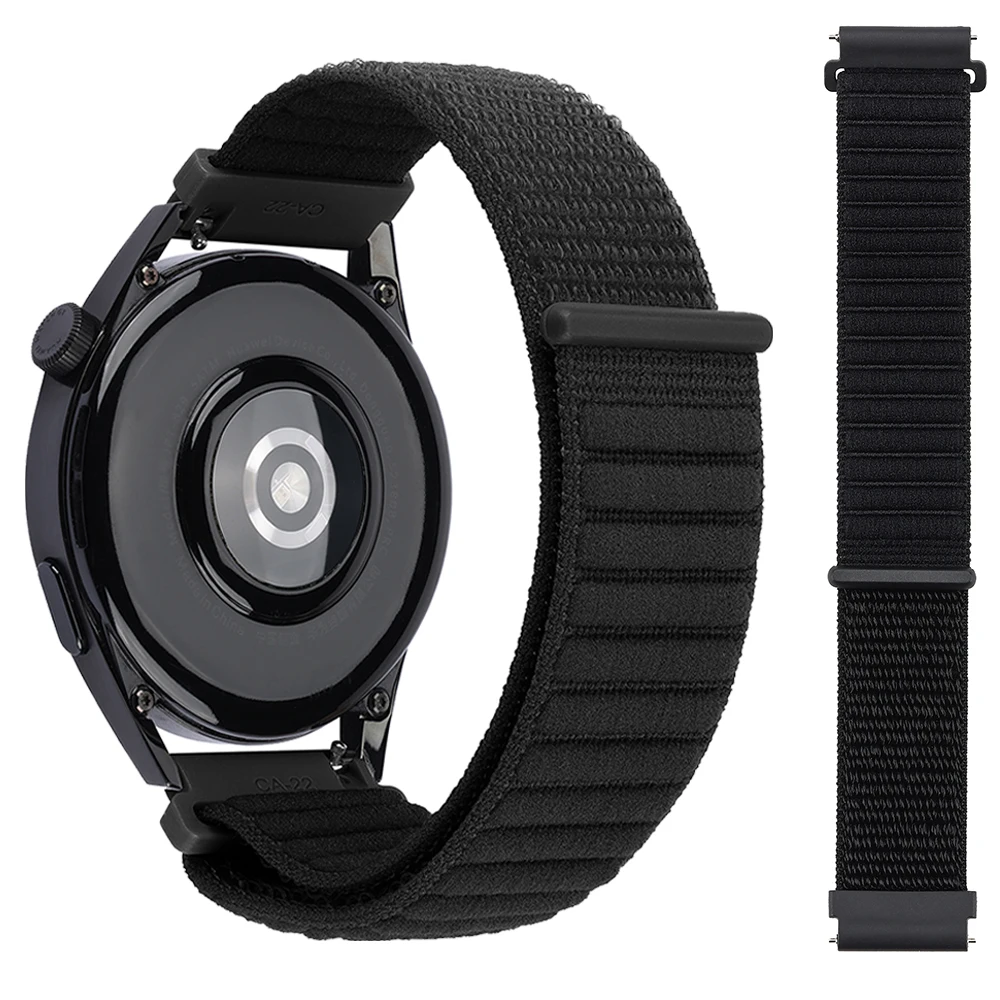 Braided Nylon Sports Watch Strap, 20-22mm