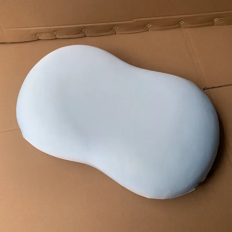 33 x55cmmorbido cuscino in memory foam morbido e confortevole sollievo dal dolore al collo cuscino ergonomico per il sonno cuscino per pancia di gatto all'uovo