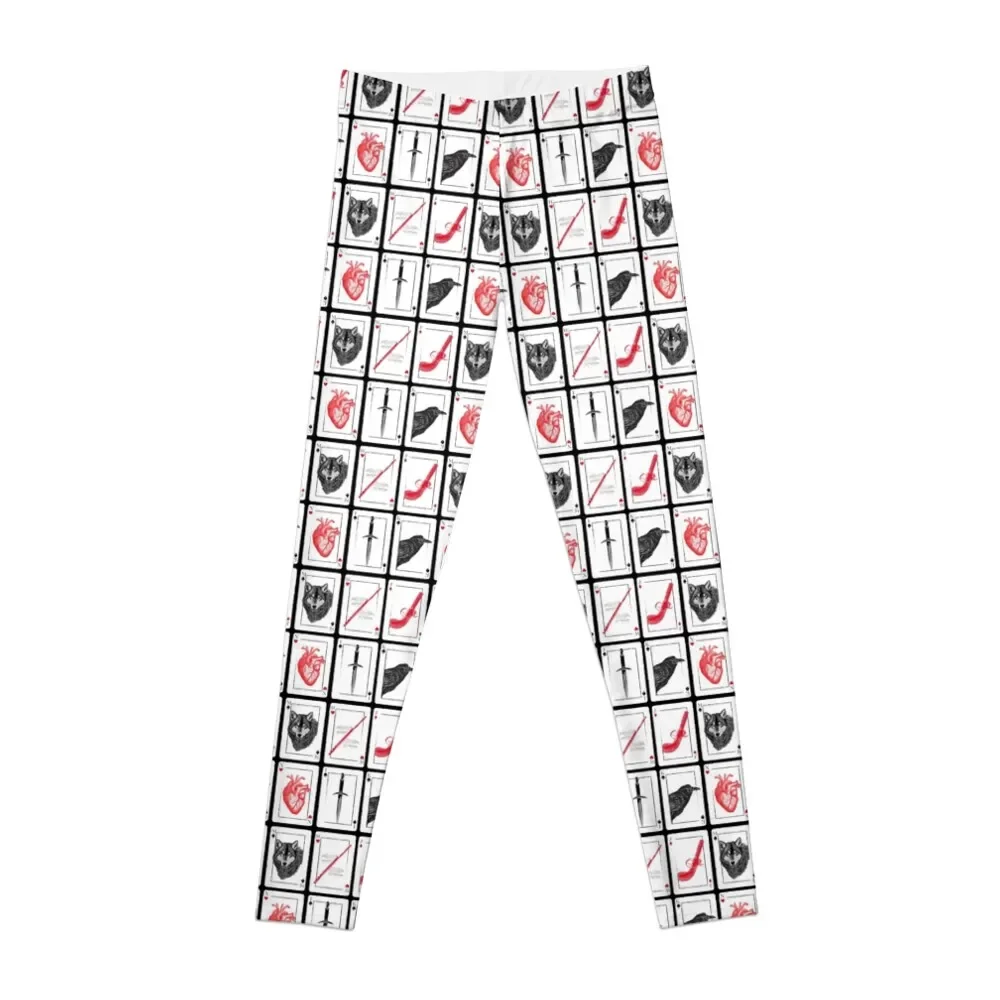 

Six of Crows - Red Leggings Women's gym sports for for girls Womens Leggings