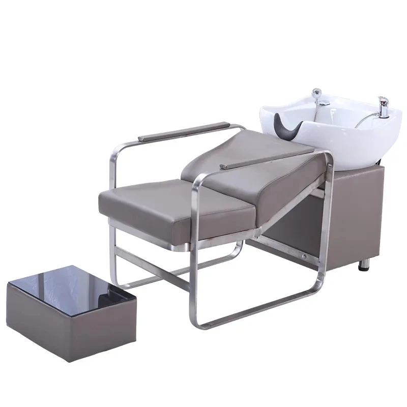 Water Circulation Shampo Chair Stylist Lounge Luxury Hair Wash Bed Massage Water Therapy Behandelstoel Salon Furniture MQ50XF