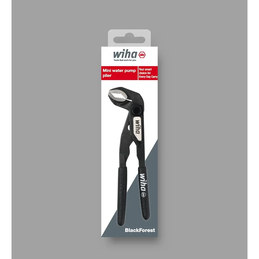 Multi-purpose Water Pump Pliers 5 inch Mini Single-handed Precision Pipe Pliers 5 positions WIHA 46672