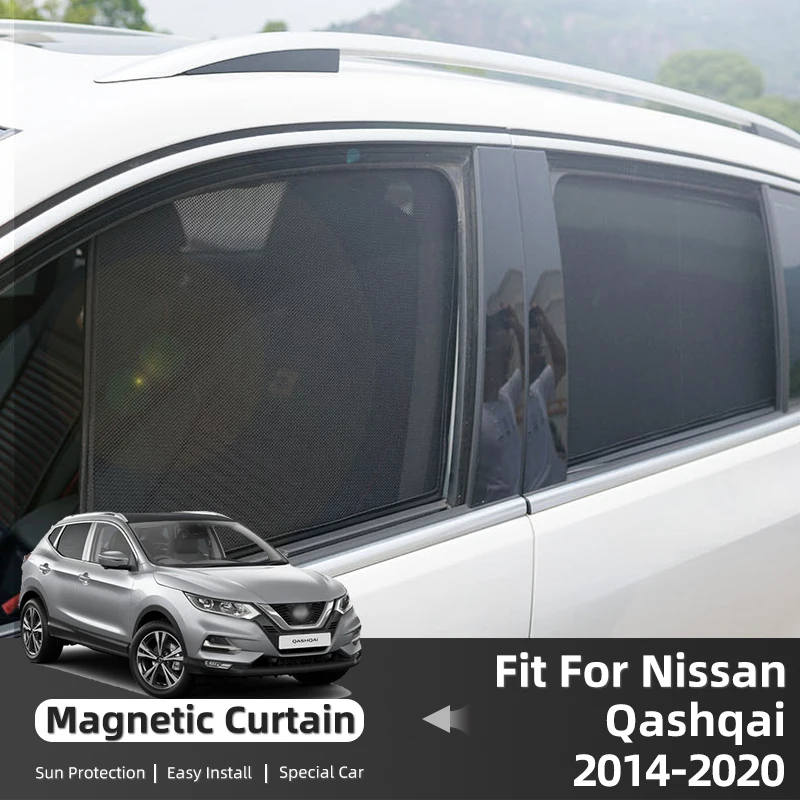 Für nissan qashqai j11 2015-2019 auto sonnenschutz front windschutz scheibe  zubehör fahrzeug vorhang seiten fenster sonnenschutz visier schutz