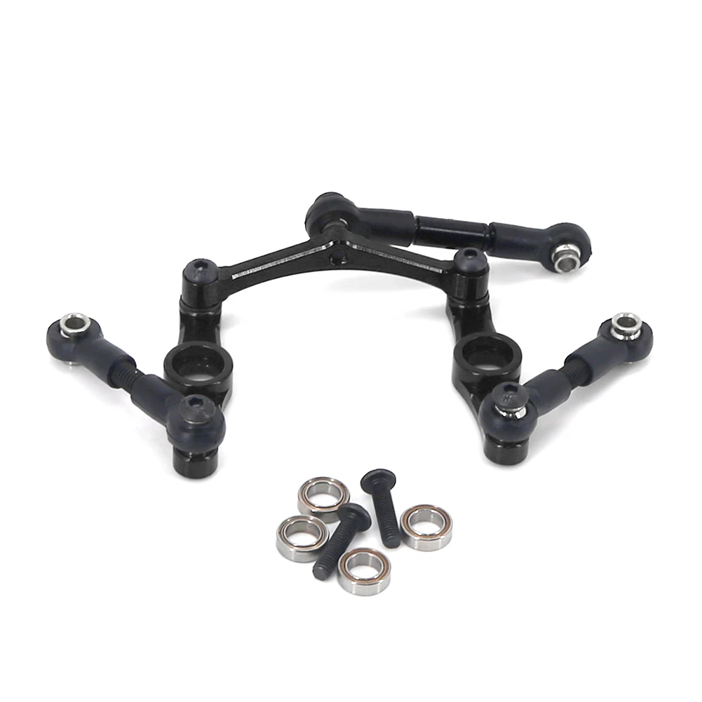 High-Performance Metal Steering Set for 1/10 RC Cars