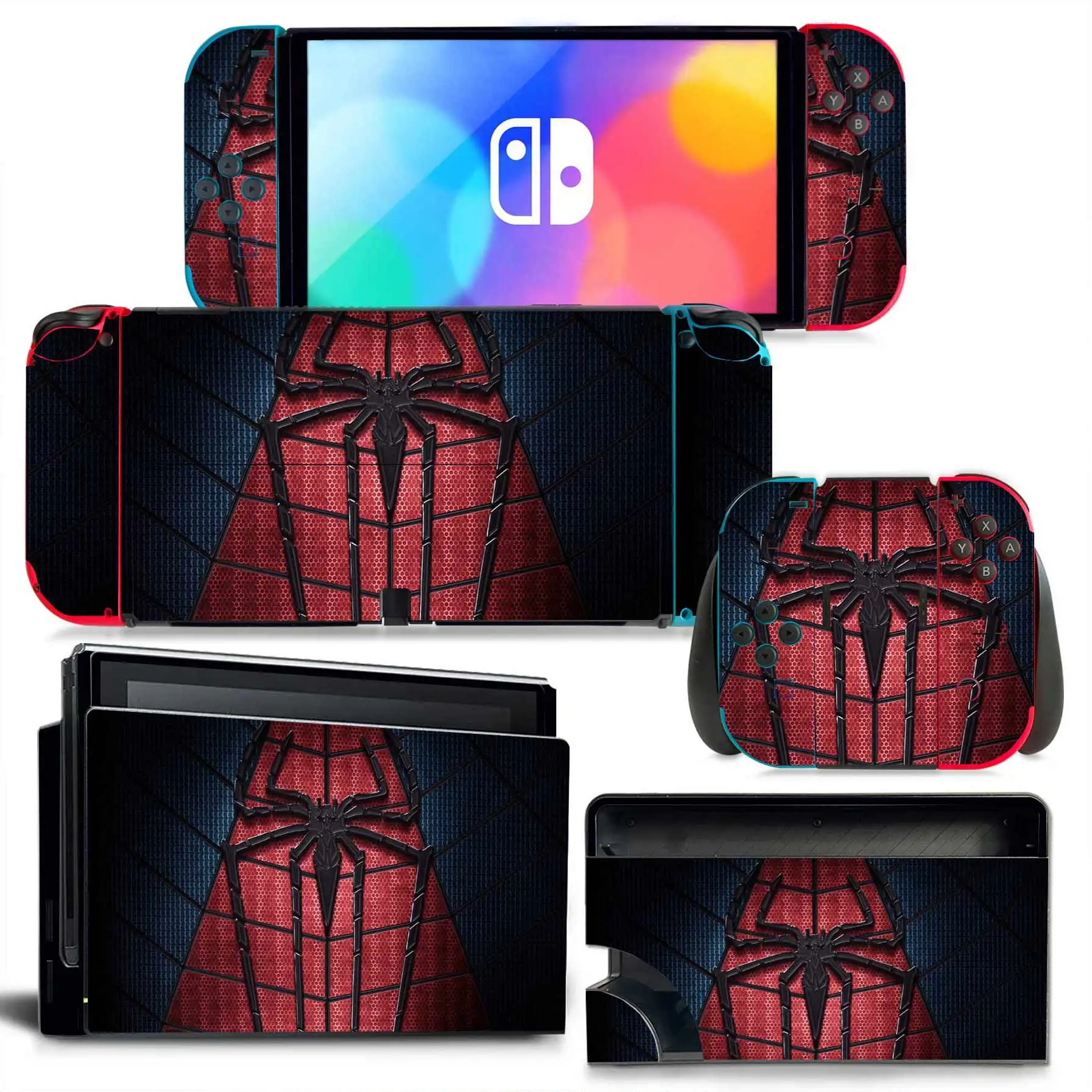 Marvel Spiderman Iron Man Venom Skin Cover Sticker Decal for Nintendo  Switch OLED Console Joy con Controller Dock Skin Vinyl|Miếng dán| -  AliExpress