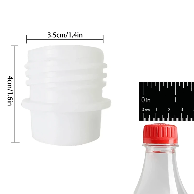 Plastic Adapter Bubble Bottle Adapter Plastic Water Bottle Universal 28mm Suitable for Various Bottles