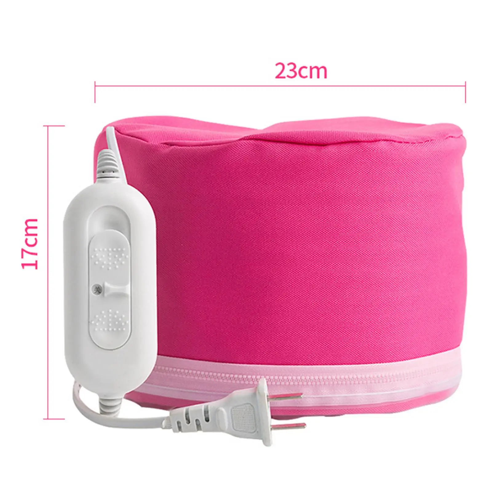 Hair Heating Caps Steamer 3 Adjustable with Zipper Essential Heating Hat Dryers for Deep Conditioning Travel Drying