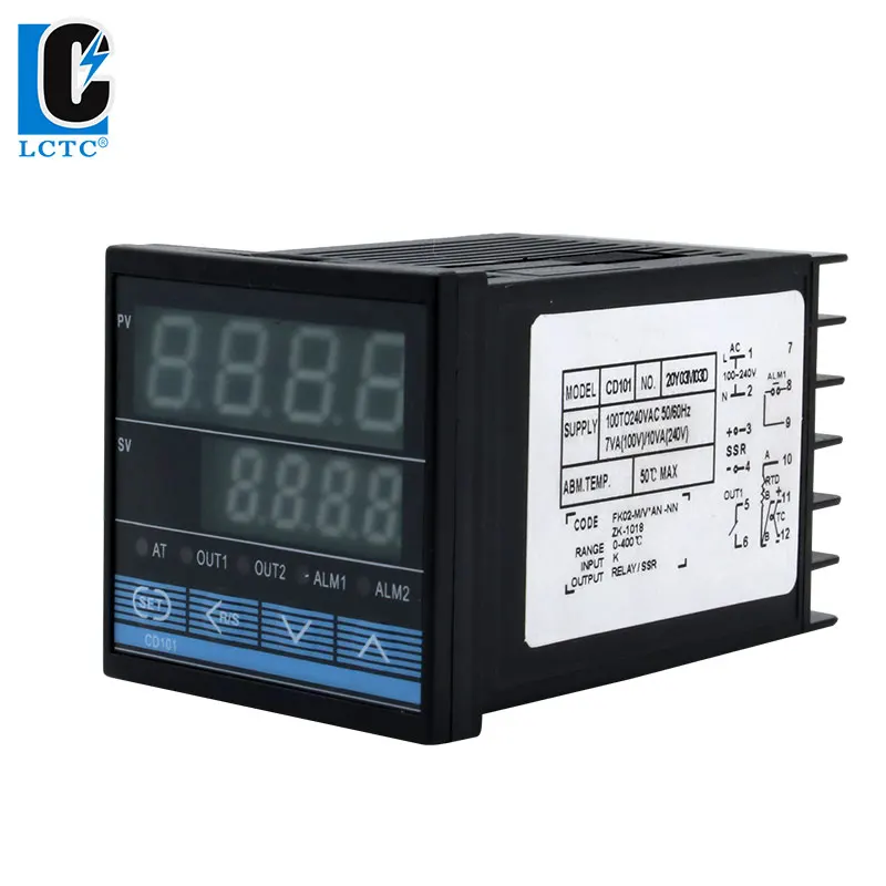 LCTC PID Temperature Controller Output SSR Relay With RS485 PID ...