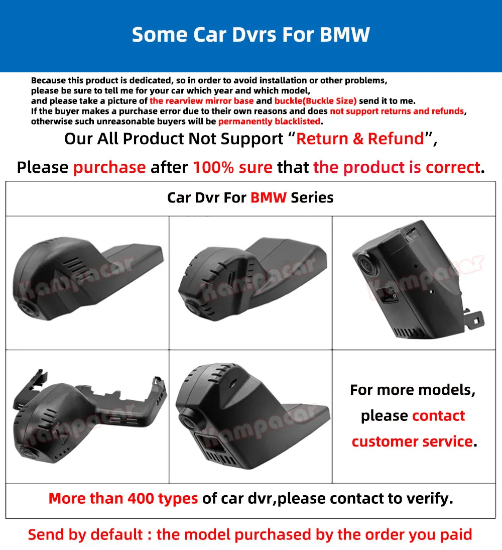 BM27 1K 2K 4K Plug-and-Play Auto-DVR Dashcam für BMW X7 G07 M50i X7M xDrive40i X7 M Sport Pro 2019 2020 2021 2022 – Detail 3